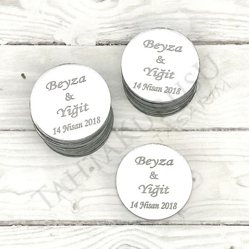 Pleksi ayna lazer kesim Yuvarlak